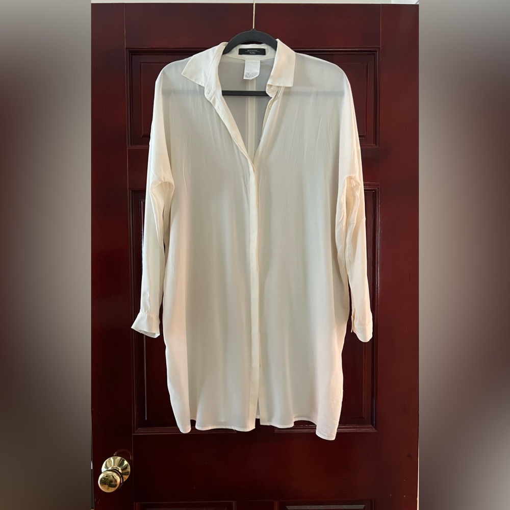 MaxMara Weekend silk oversized shirt
